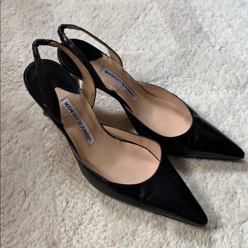 Manolo Blahnik kitten heels